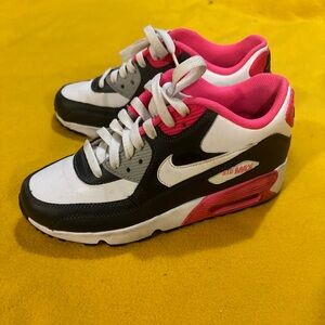 Nike Air Max dark gray & pink kids 5Y